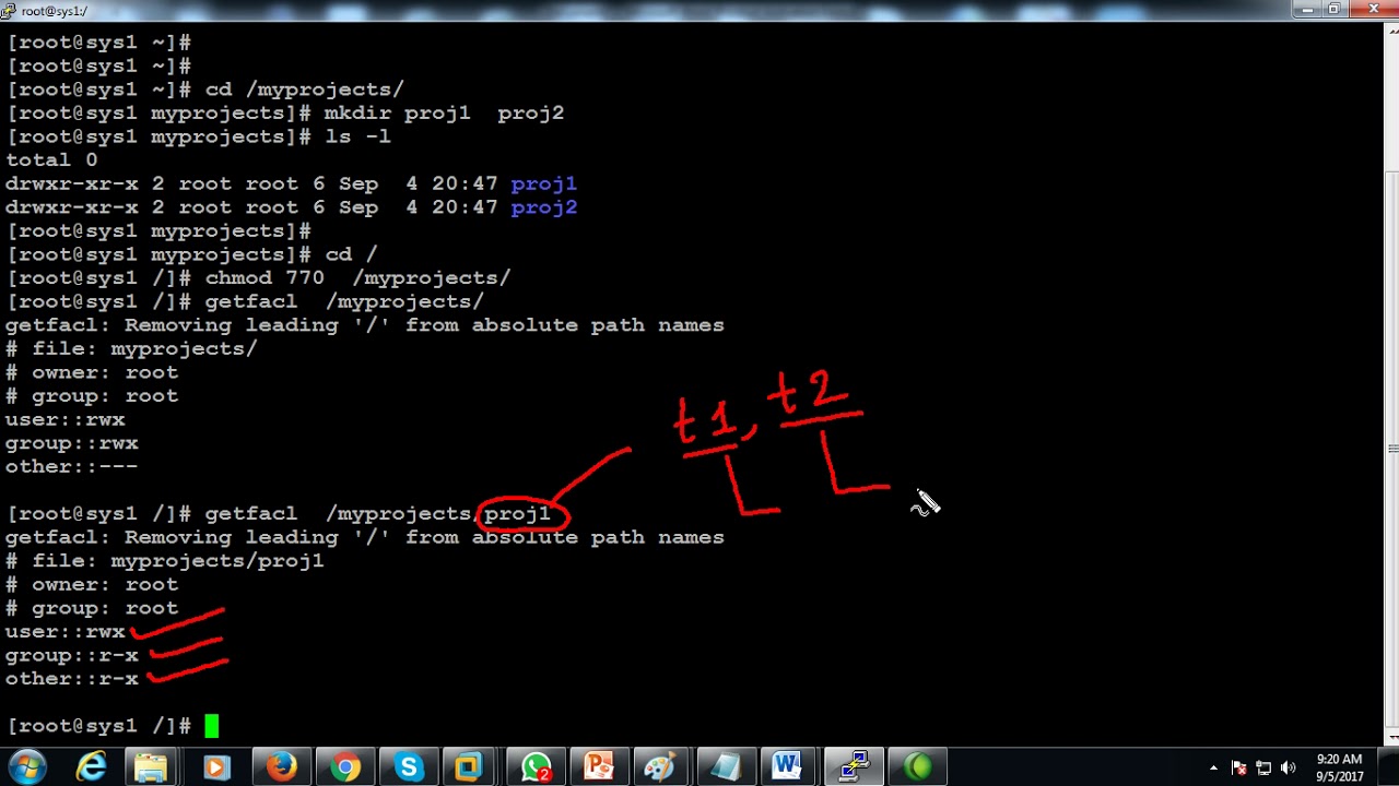 ACL in linux