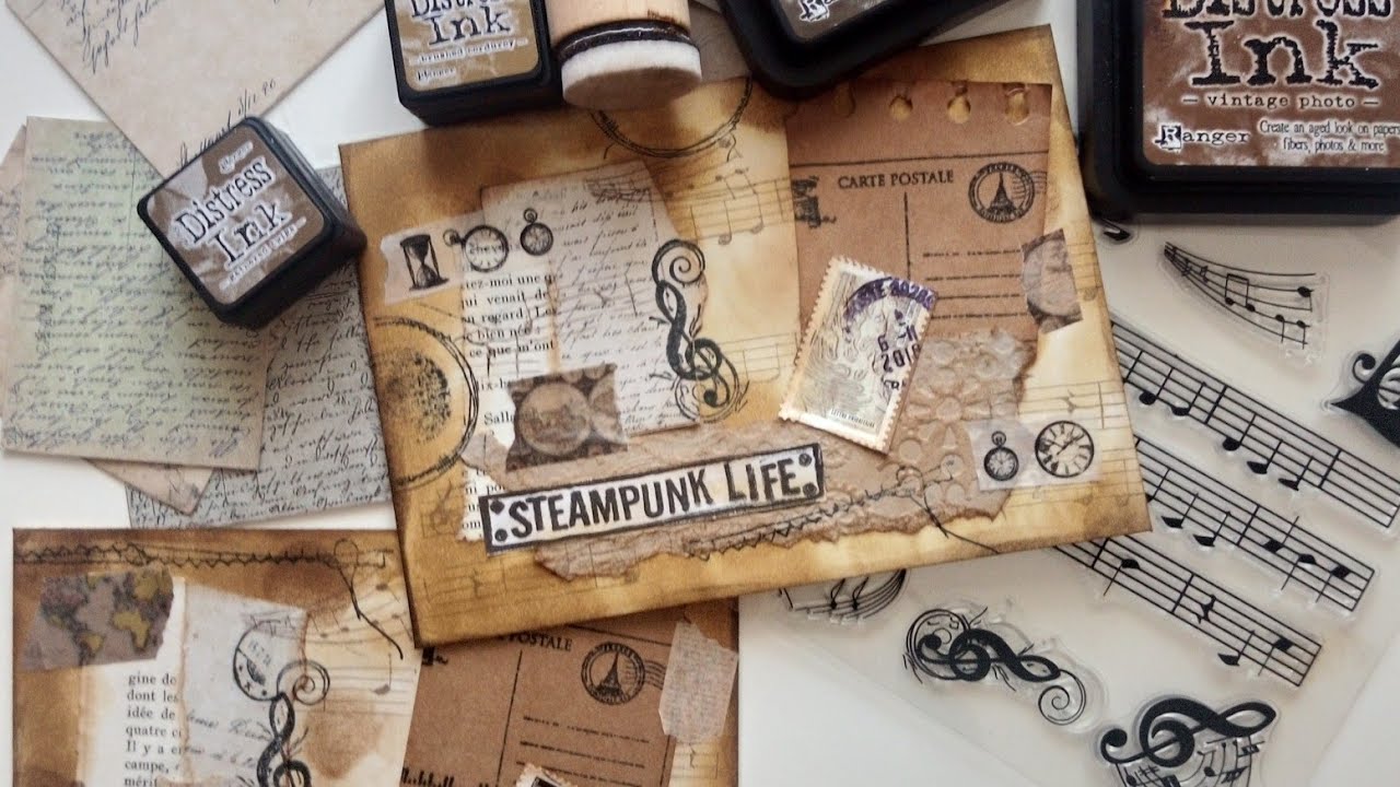 TUTO EMBELLISSEMENTS JUNK JOURNAL #11