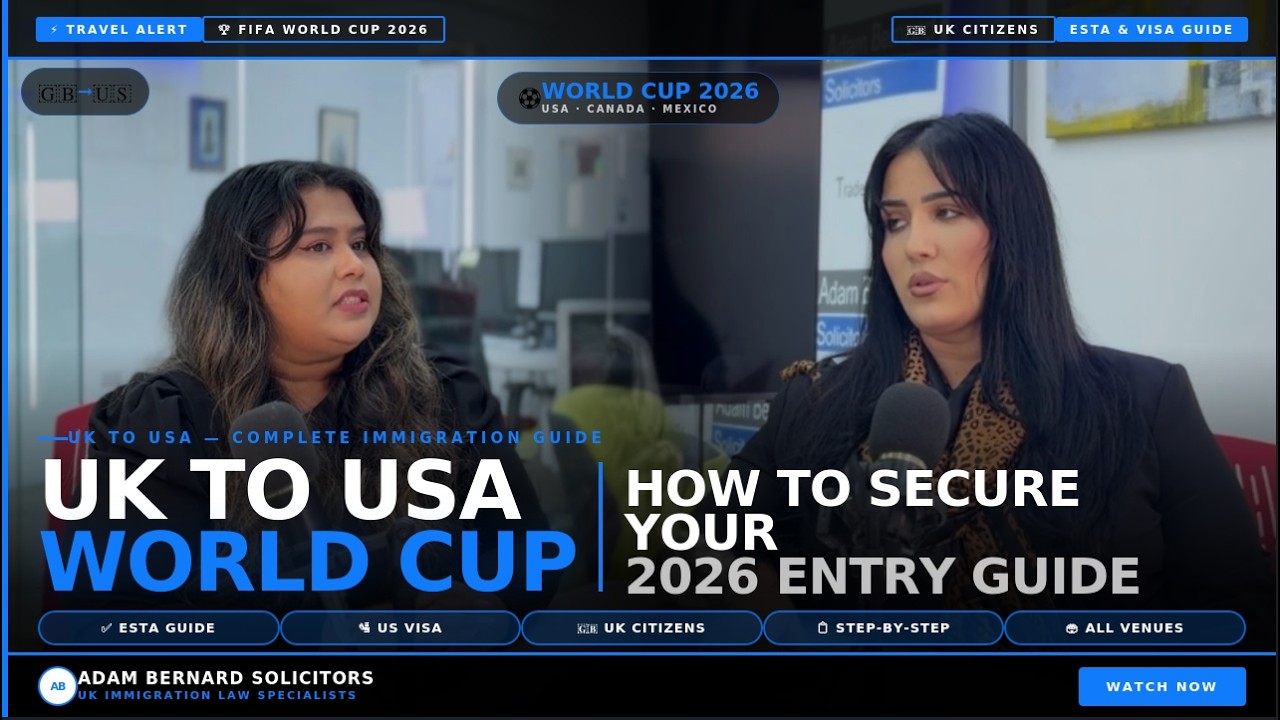 2026 World Cup USA: ESTA vs. Visa Guide for UK Fans | US immigration #fifaworldcup2026