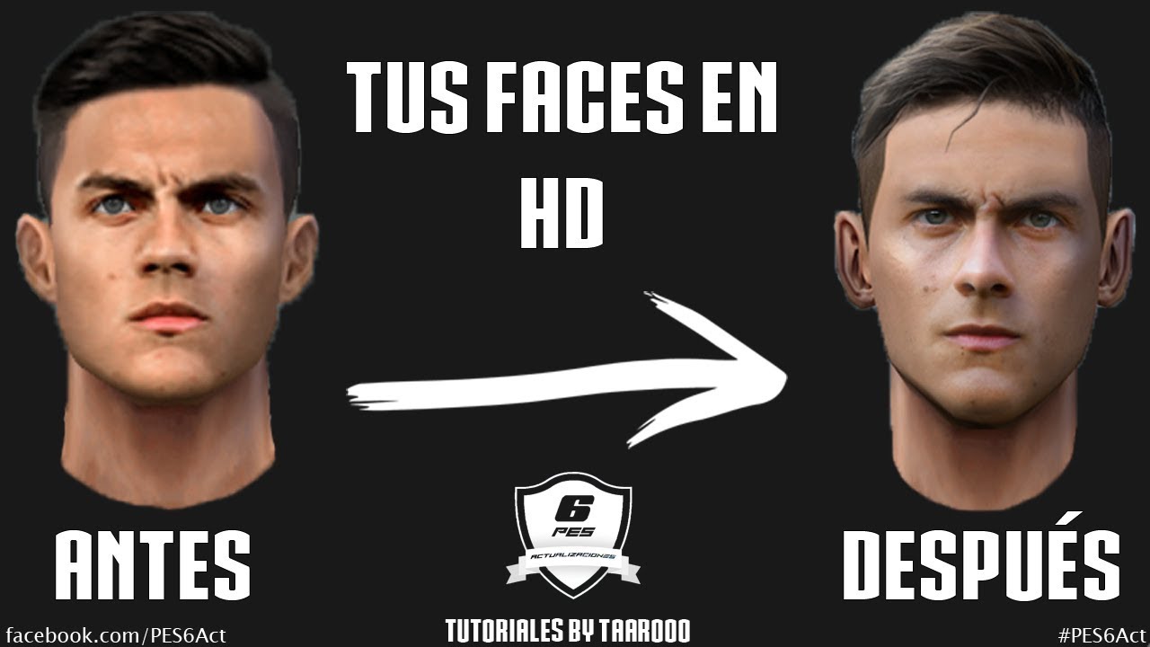 Instalar Faces & Hair con Kitserver HD | PES 6 | By Taarooo