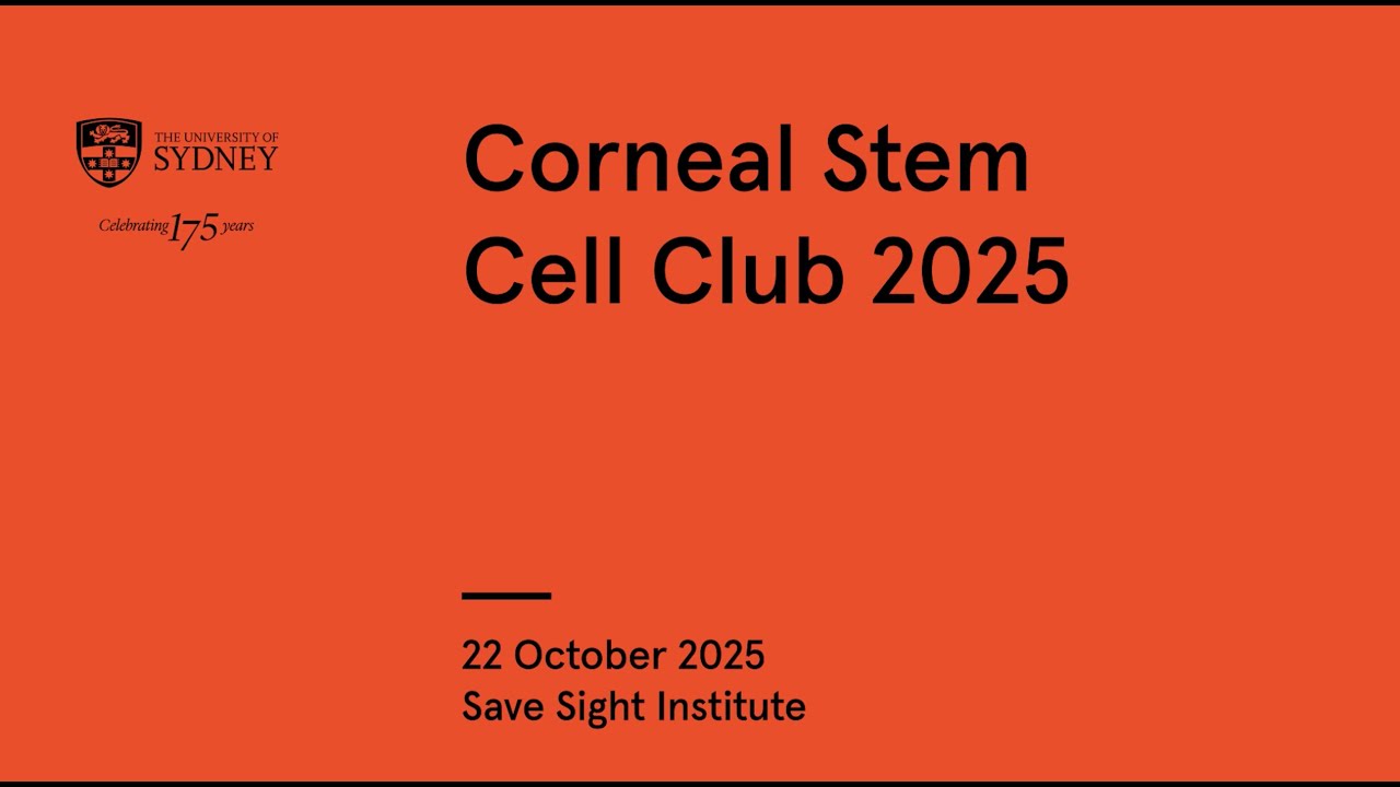 Corneal Stem Cell Club 2025