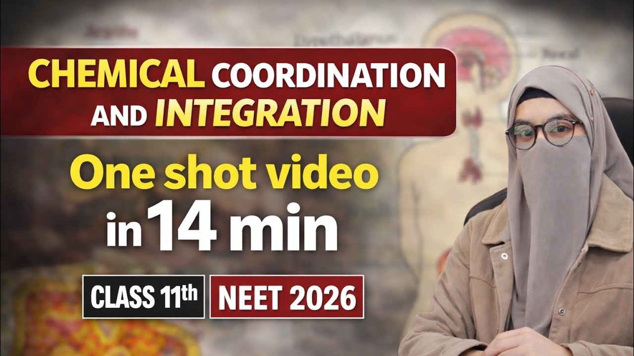 🤠𝗖𝗵𝗲𝗺𝗶𝗰𝗮𝗹 𝗖𝗼𝗼𝗿𝗱𝗶𝗻𝗮𝘁𝗶𝗼𝗻 𝗮𝗻𝗱 𝗜𝗻𝘁𝗲𝗴𝗿𝗮𝘁𝗶𝗼𝗻 𝗢𝗻𝗲 𝗦𝗵𝗼𝘁 🔥 | 𝗙𝘂𝗹𝗹 𝗡𝗖𝗘𝗥𝗧 | 𝗖𝗹𝗮𝘀𝘀 11 𝗕𝗶𝗼𝗹𝗼𝗴𝘆 | 𝗕𝗶𝗼’𝘀 𝗥𝘂𝗯𝘆