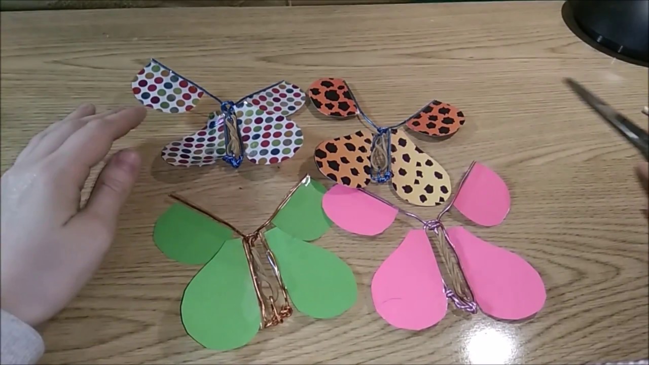MARIPOSA VOLADORA DIY FÁCIL
