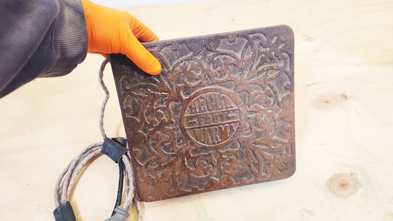 Rusty FOOT WARMER FROM THE DARK AGES FULL RESTORE