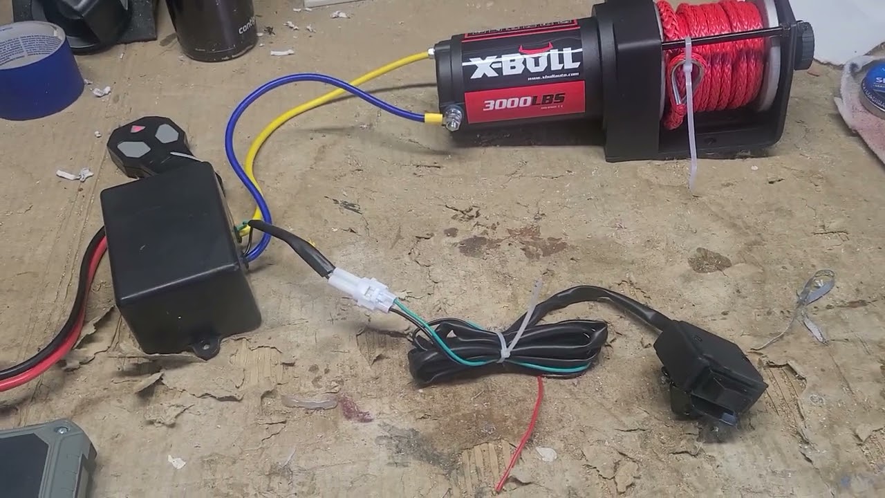 x-bull winch will activate without key turned on.