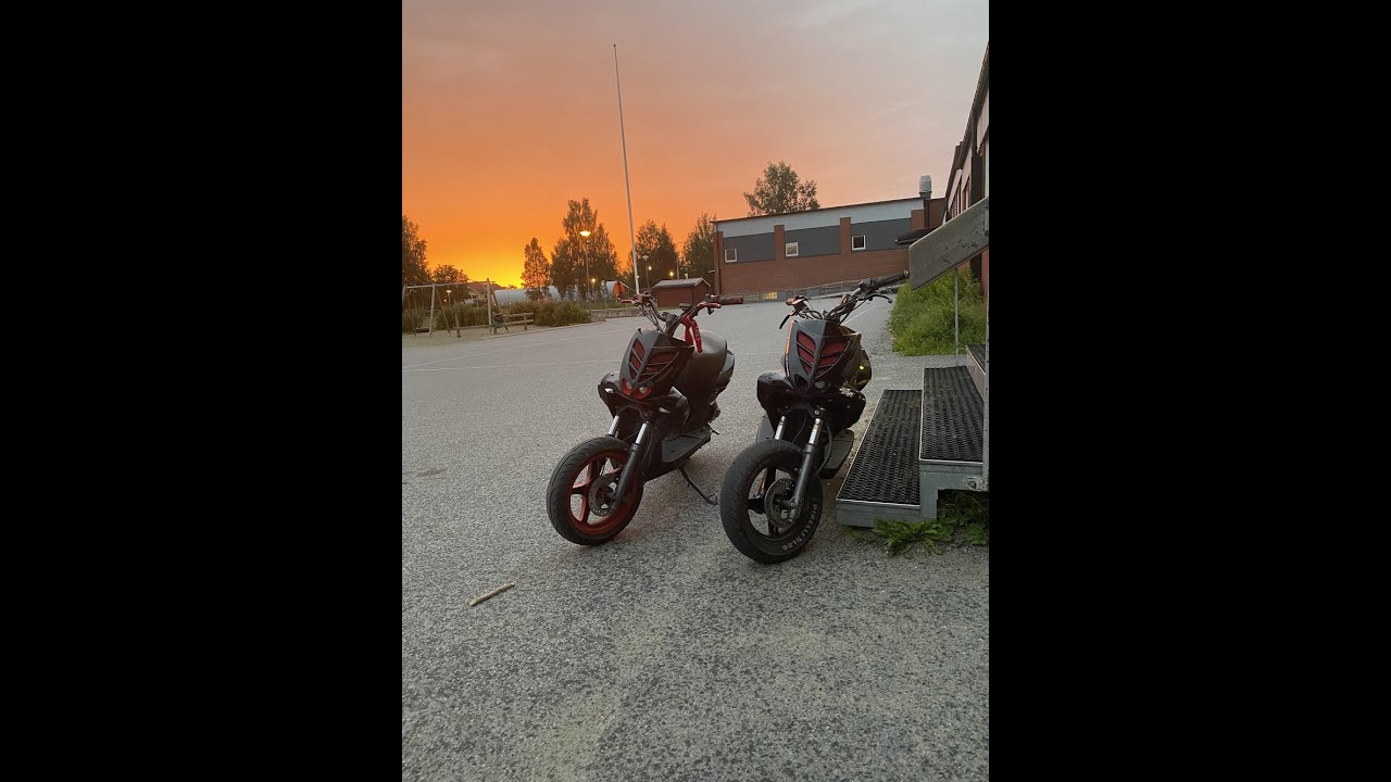 (4K) Yamaha Slider 70cc POV (gilera runner 70cc)