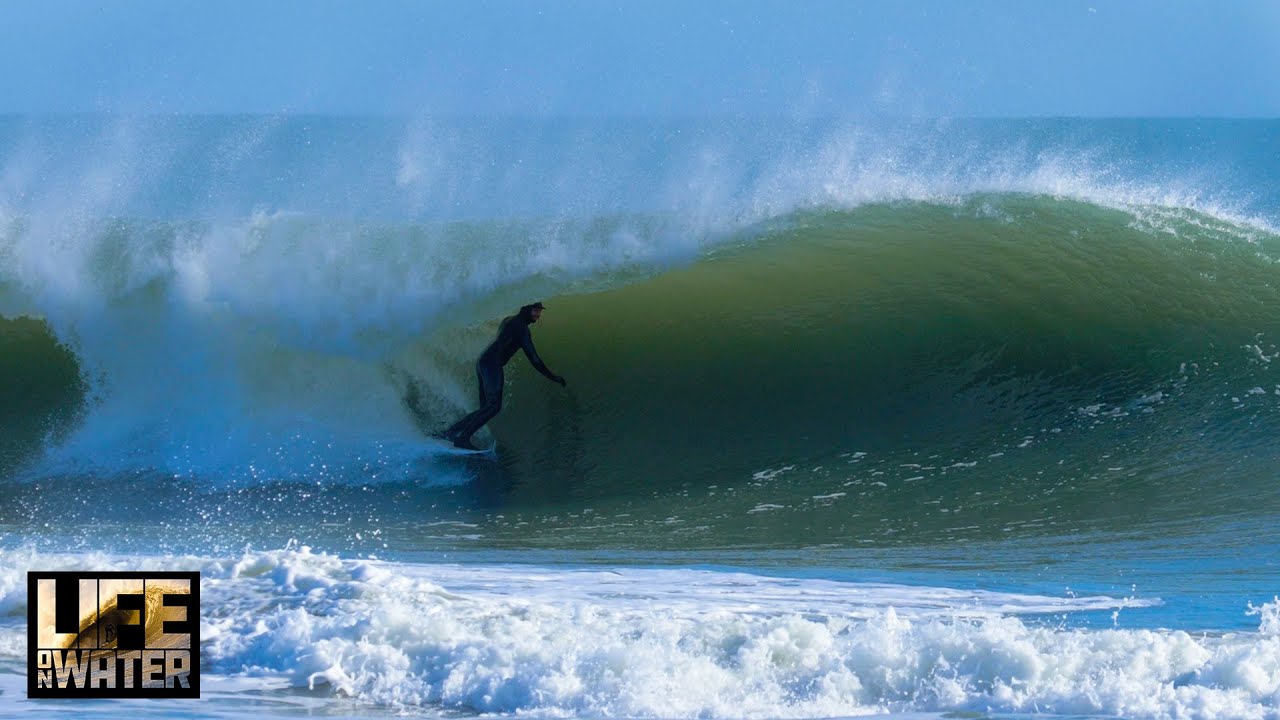 A WILD SWELL Turns to PERFECT Shorebreak WEDGES!