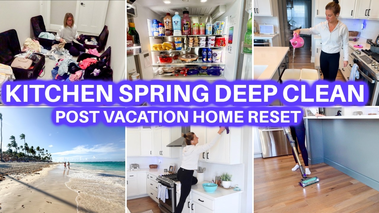 Весенняя уборка со мной + обновление дома после отпуска. Генеральная уборка кухни. Путешествие Дж...