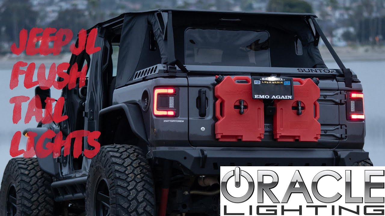 Jeep JL Unboxing and Installation - Oracle Lighting LED Flush Tail Lights