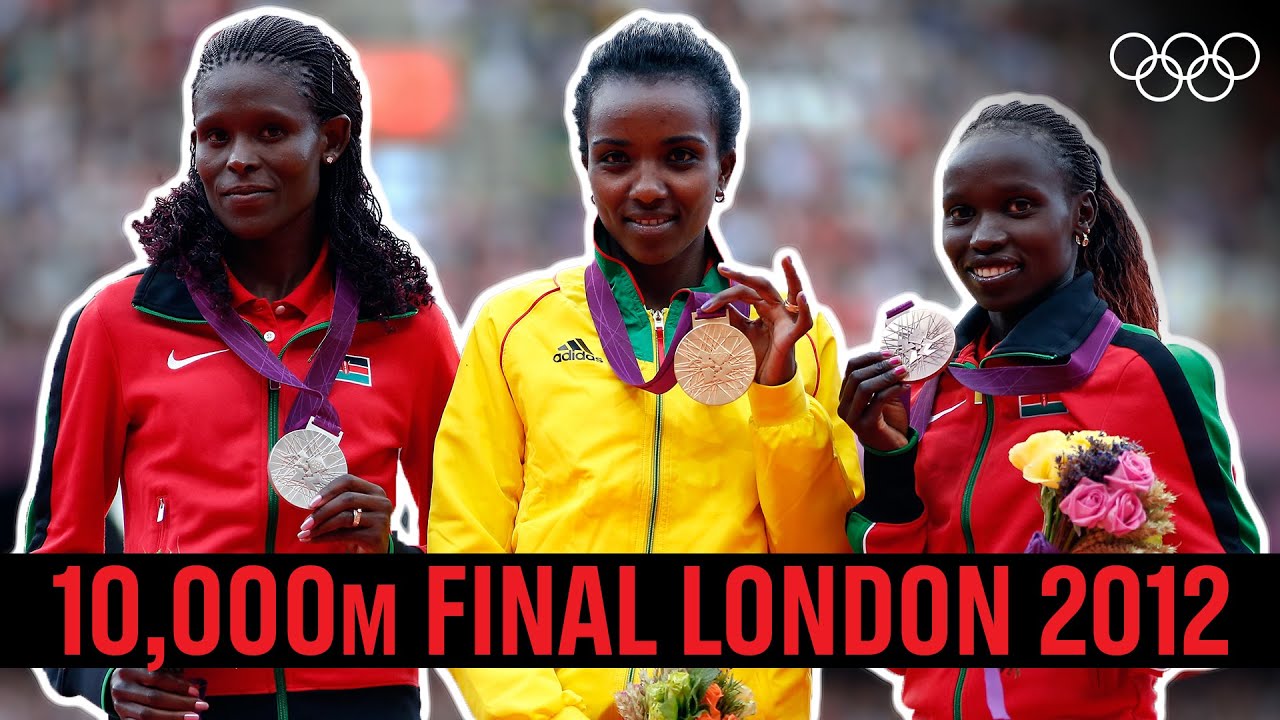 🥇Dibaba 🥈Jepkosgei Kipyego 🥉Jepkemoi Cheruiyot - Women's 10,000m Final in London!