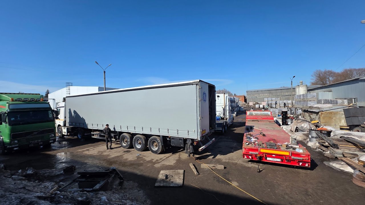 Бампер на VOLVO VNL и высокое седло #возничий 