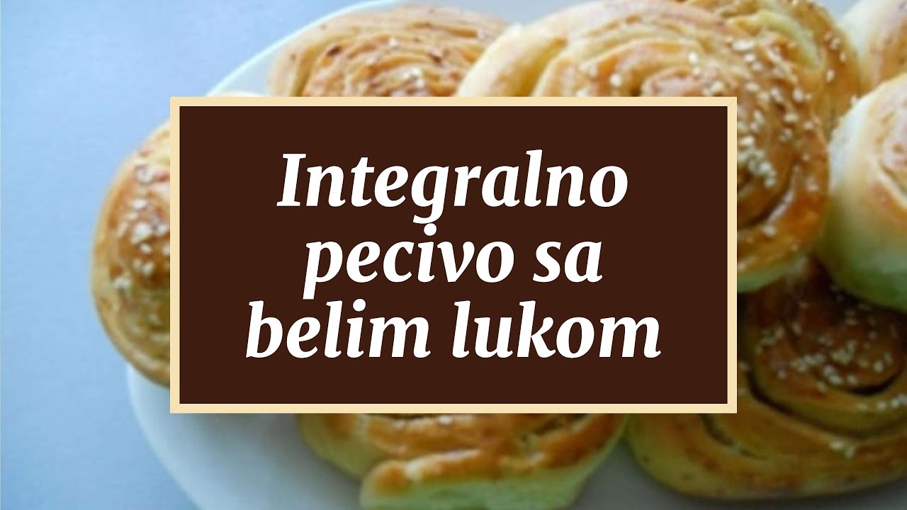 Integralno pecivo sa belim lukom