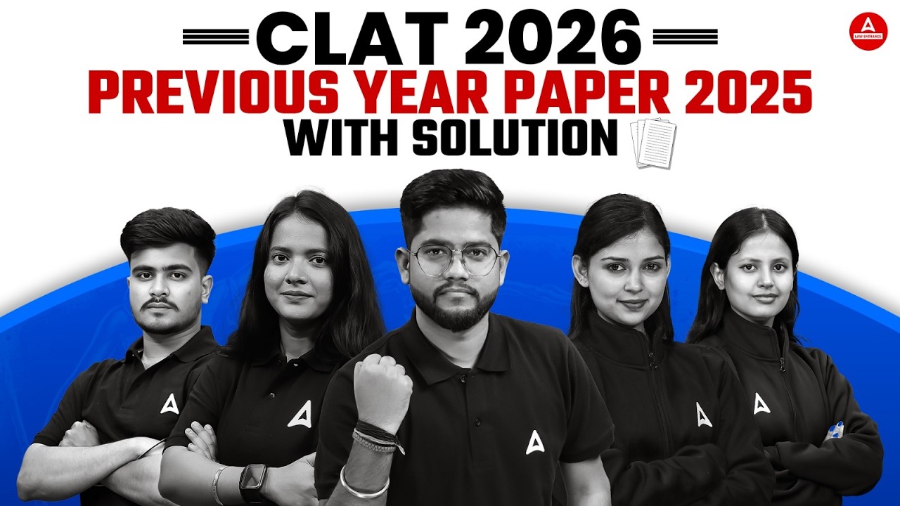 CLAT 2025 Previous Year Question Paper With Solution | CLAT 2025 CLAT PYQ Analysis