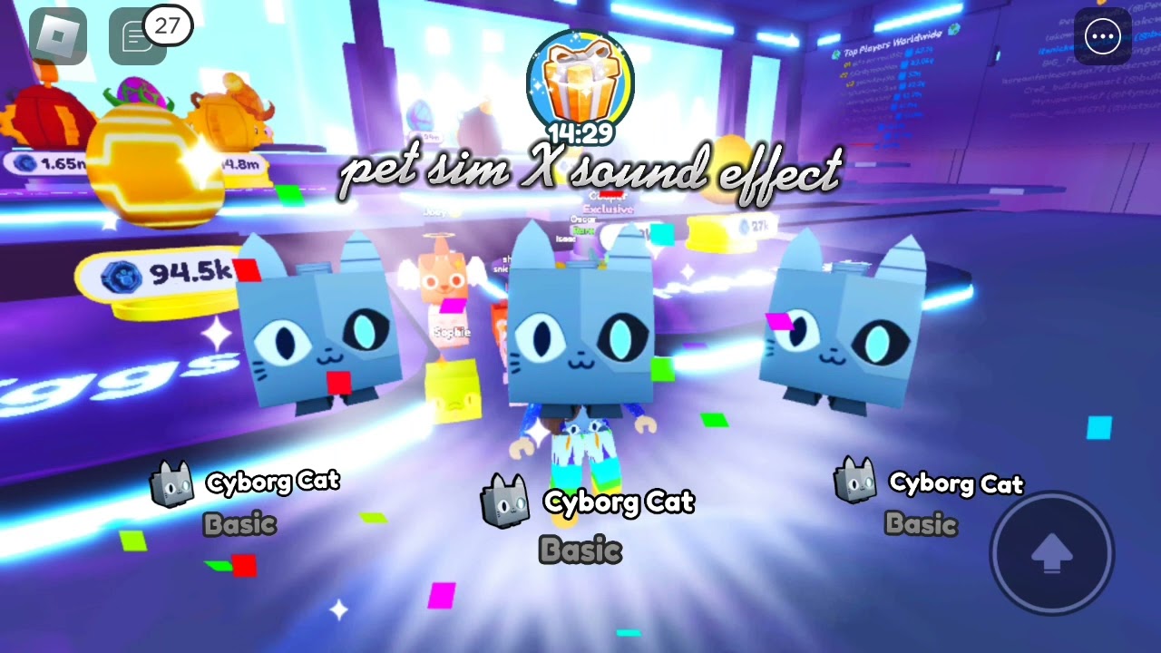 pet sim X sound effect