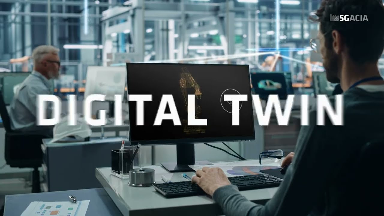 5G Industry Industrial Production Process 4K Image Movie by archlab / www.archlab.de