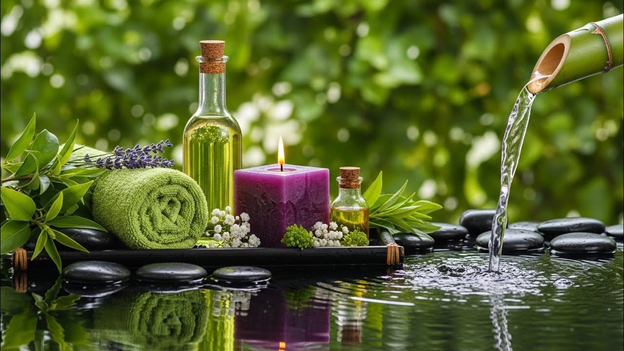 Beautiful Relaxing Music 🌿 Nature Sounds, Meditation Music, Spa Music, Calming Piano, Bamboo