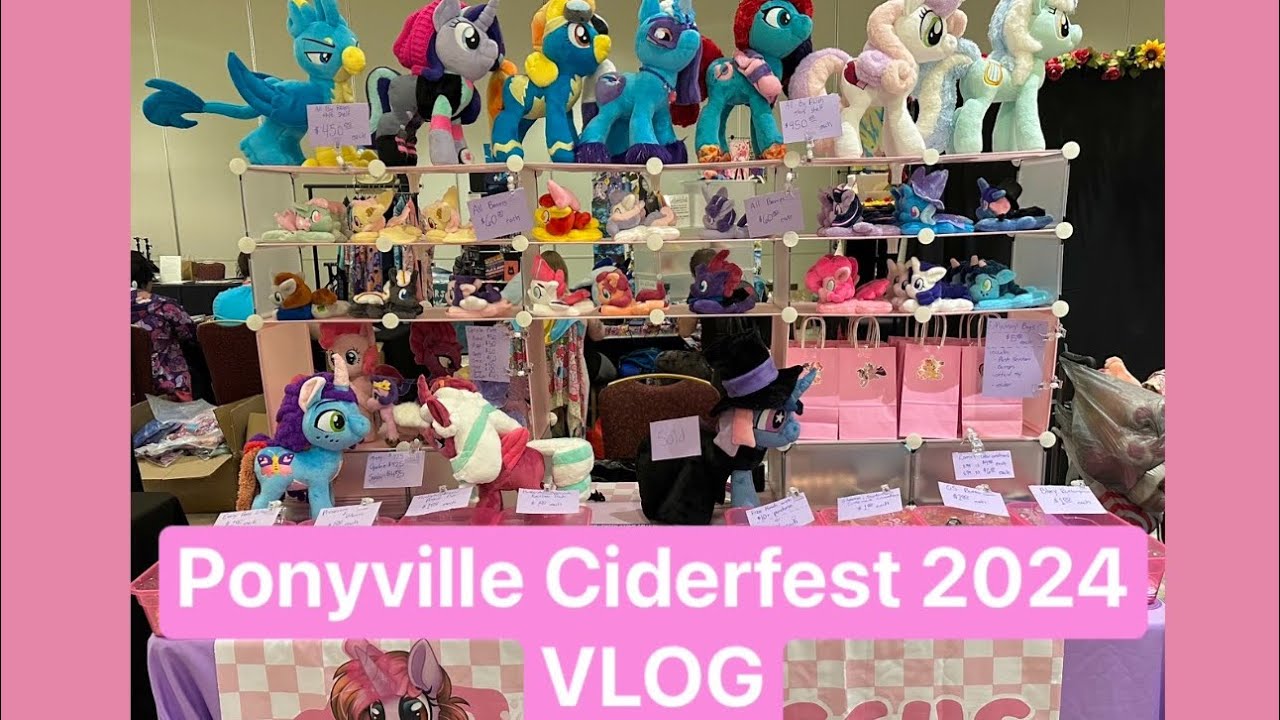 Ponyville Ciderfest 2024 MLP Artist Alley VLOG