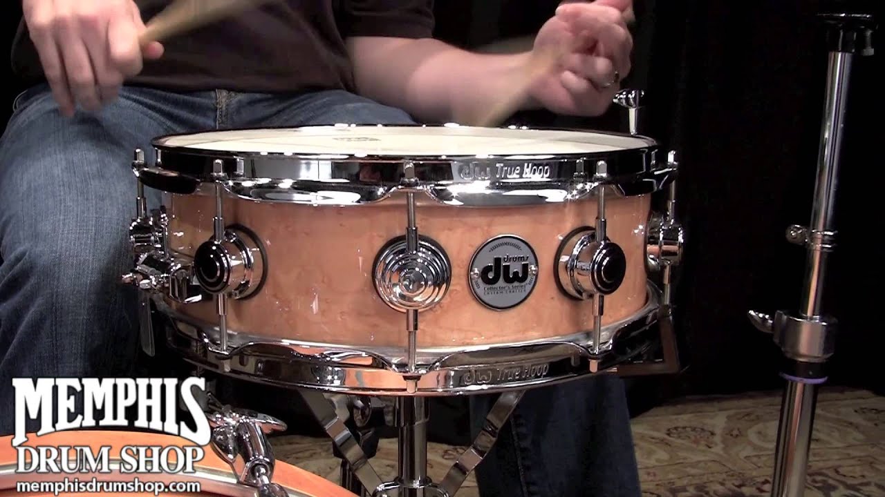 DW 14 x 4.5 Collector's Series Exotic Snare Drum - Birdseye Maple