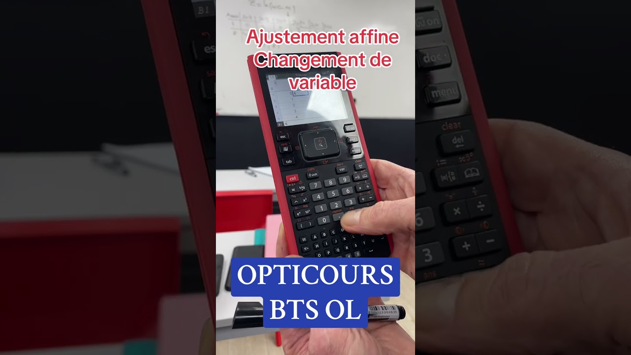 STATISTIQUES . AJUSTEMENT AFFINE ET CHANGEMENT DE VARIABLE