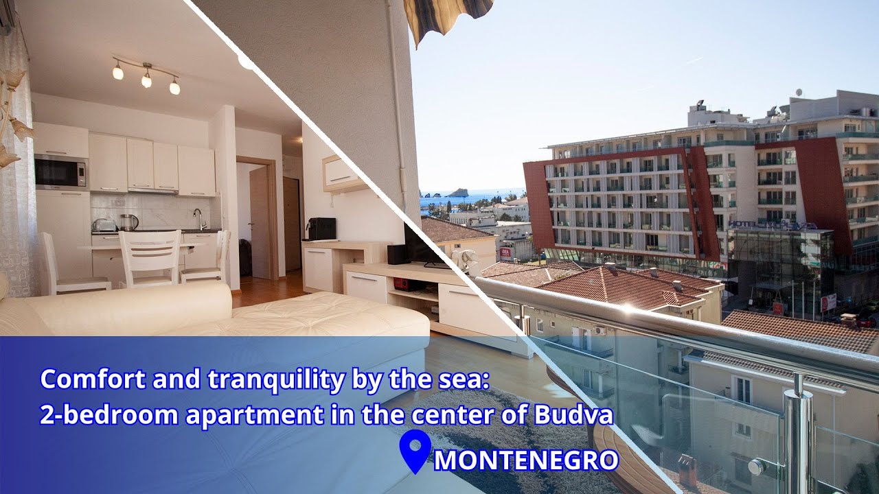 Long term rent of two bedroom apartment by sea in center of Budva