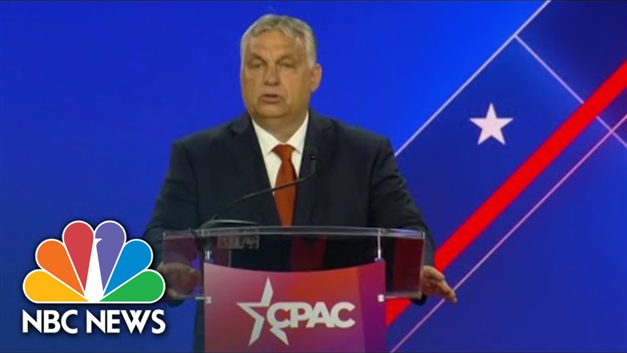 Hungary's Controversial Prime Minister Addresses CPAC Crowd In Texas