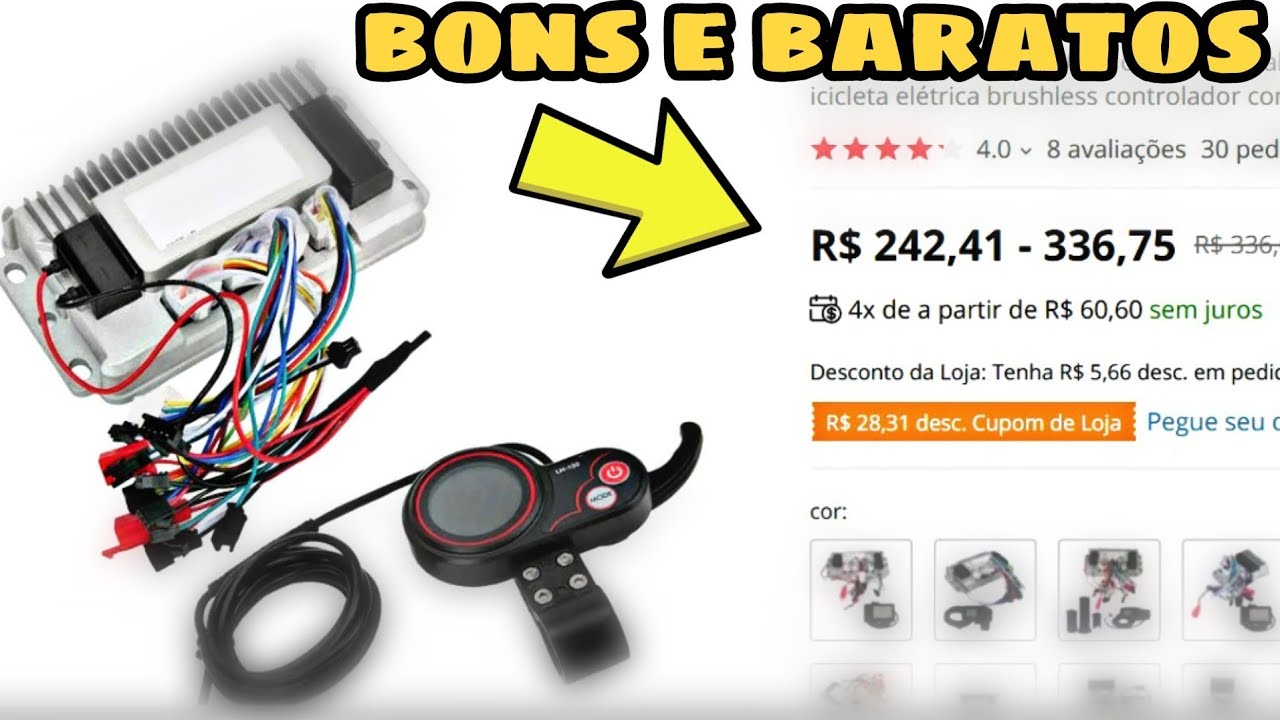 Controladores para Bike Elétrica do Aliexpress| Os Melhores que já comprei