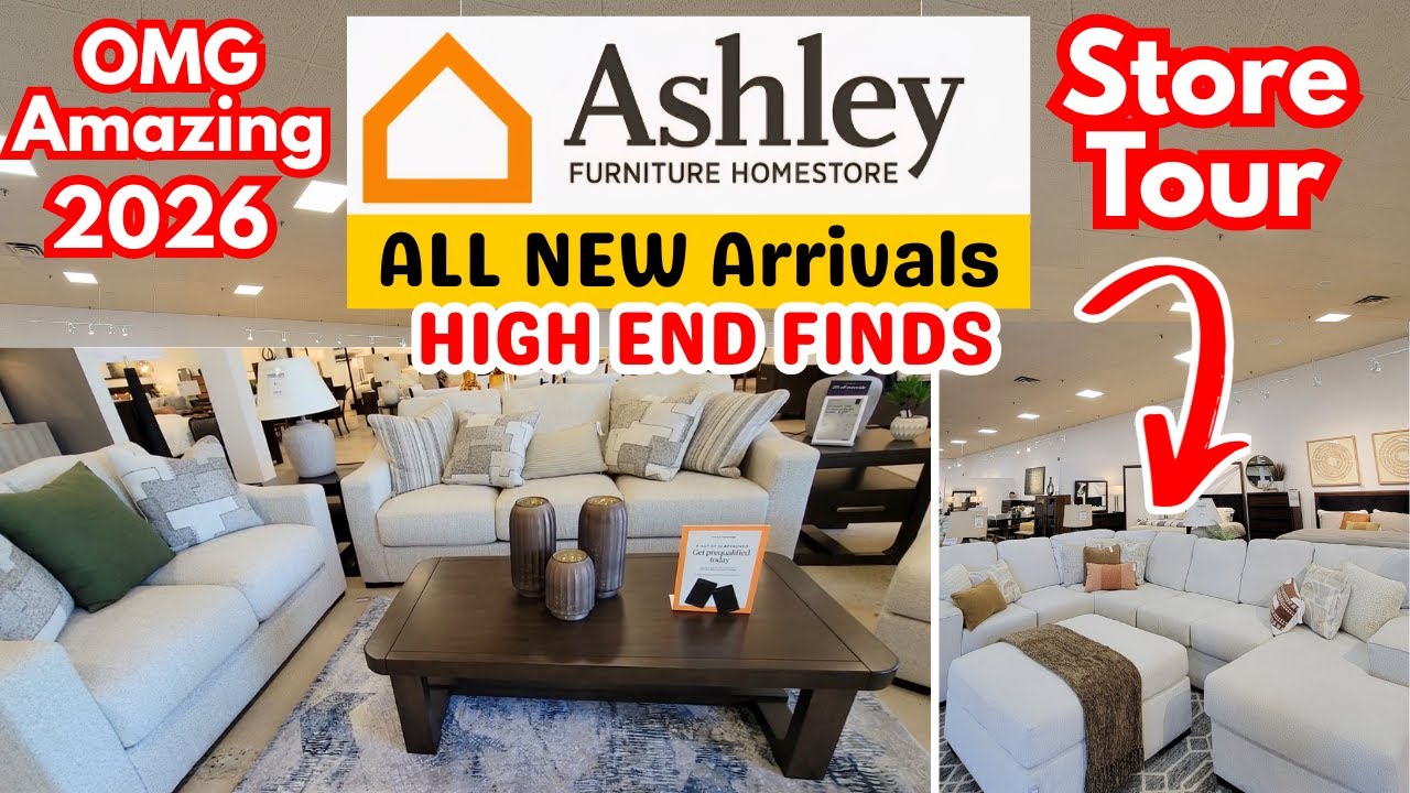 NEW ASHLEY FURNITURE FINDS | SHOP WITH ME | STORE TOUR