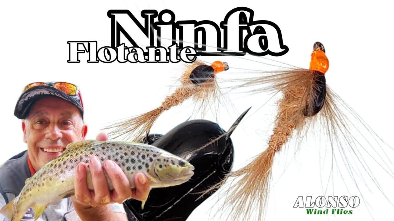 Montaje de moscas: Floating Nymph. Atado de ninfas. Fly tying.