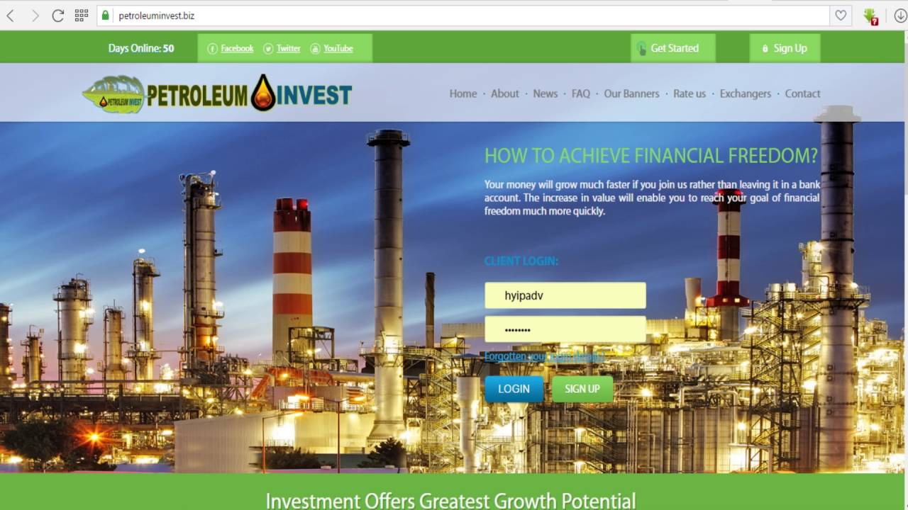 Hyip advertising result for petroleuminvest.biz - hyipadv.net