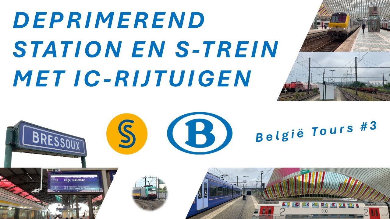 DESOLAAT Bressoux en S-trein met INTERCITY MATERIEEL - België Tours #3 #detreinreizigervlogt
