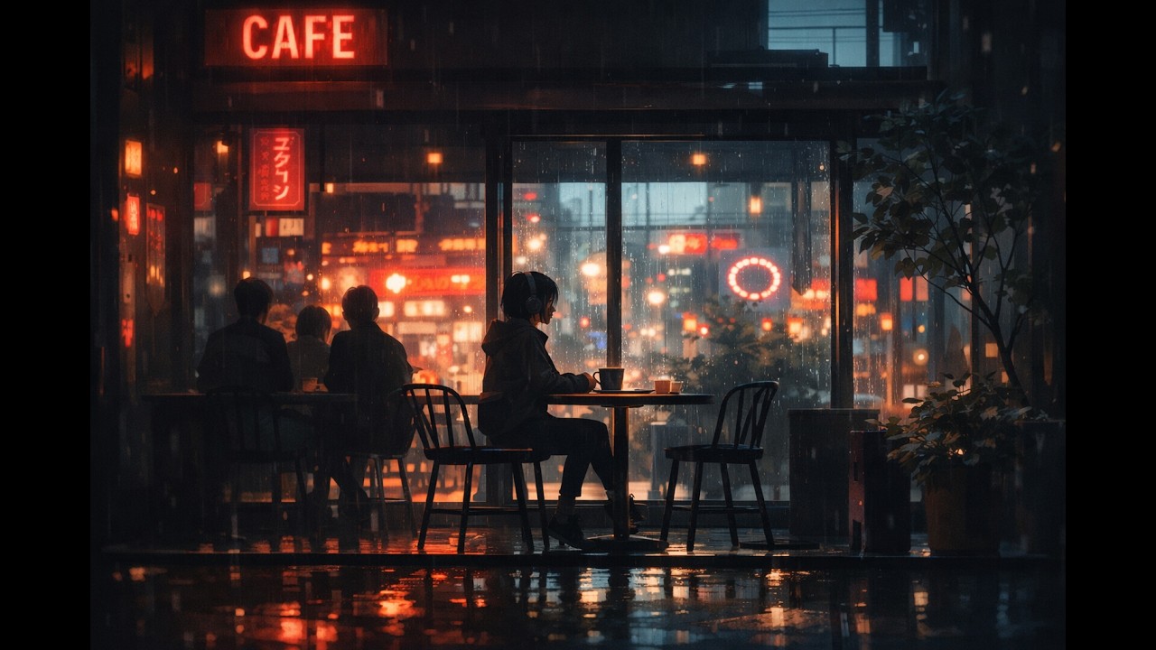 Rainy Tokyo Café ☕ | Cozy Lo-Fi Beats to Study & Relax