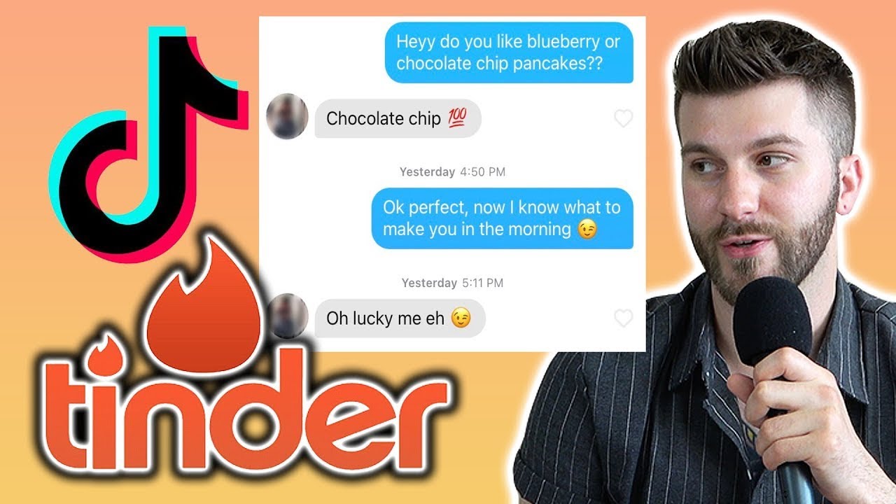 Using CRINGE TikTok Pickup Lines on TINDER!