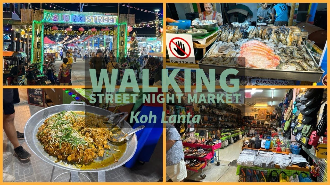 Ночной рынок Walking Street — Ко Ланта, Таиланд, 2024