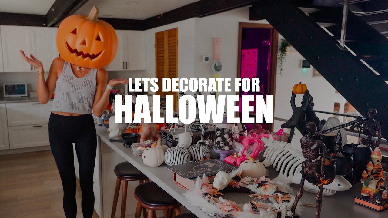 Decorate my Halloween House with me