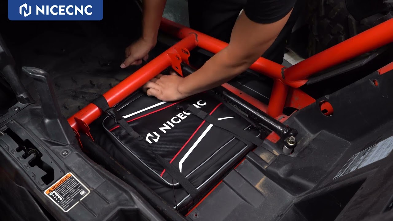 How to Install UTV Under Seat Storage Tool Bag For Can-Am Maverick X3 2017-2023