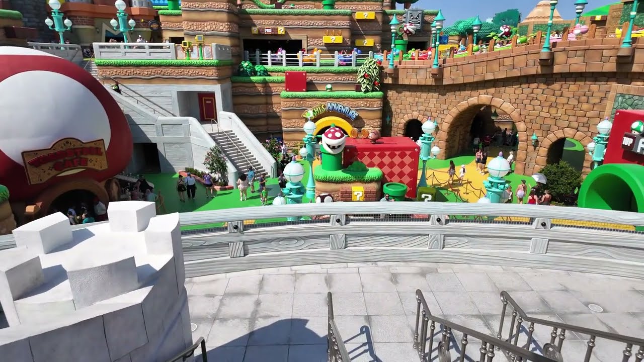 First time at Super Nintendo World at Epic Universe Orlando and riding Yoshi's Adventure #pov