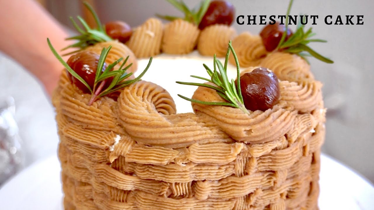 Vertical Layer Chestnut Cake