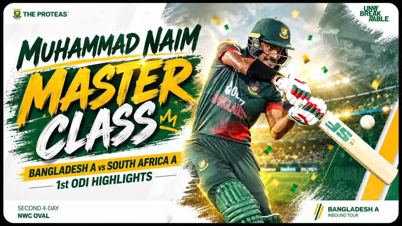 Bangladesh A vs South Africa A | 1st ODI | Full Match Highlights 🔥 | 2026 Series