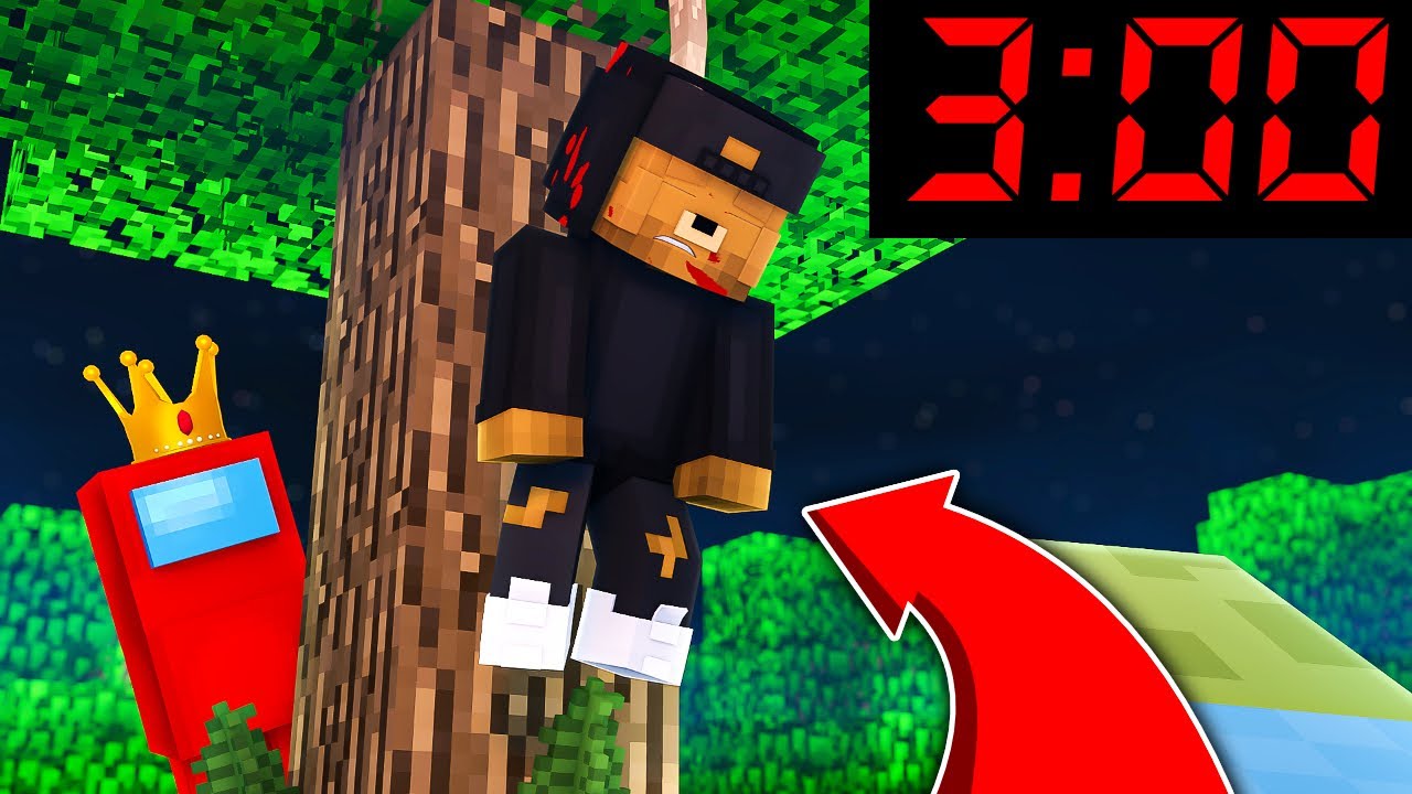 QU'EST-IL ARRIVÉ À KAARIS À 3H00 DU MATIN SUR MINECRAFT ! 💀 Les rois de Among Us nous attaquent...