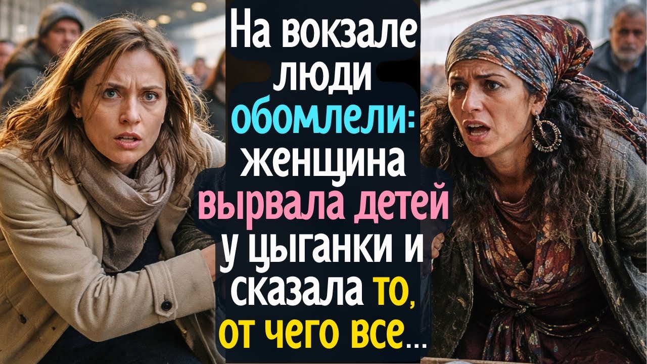 На вокзале люди обомлели: женщина вырвала детей у цыганки и сказала то, от чего все ...