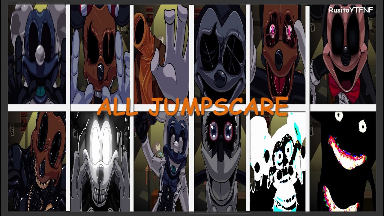 FNF X FNATI -Treasure Insland V2 / All Jumpscares