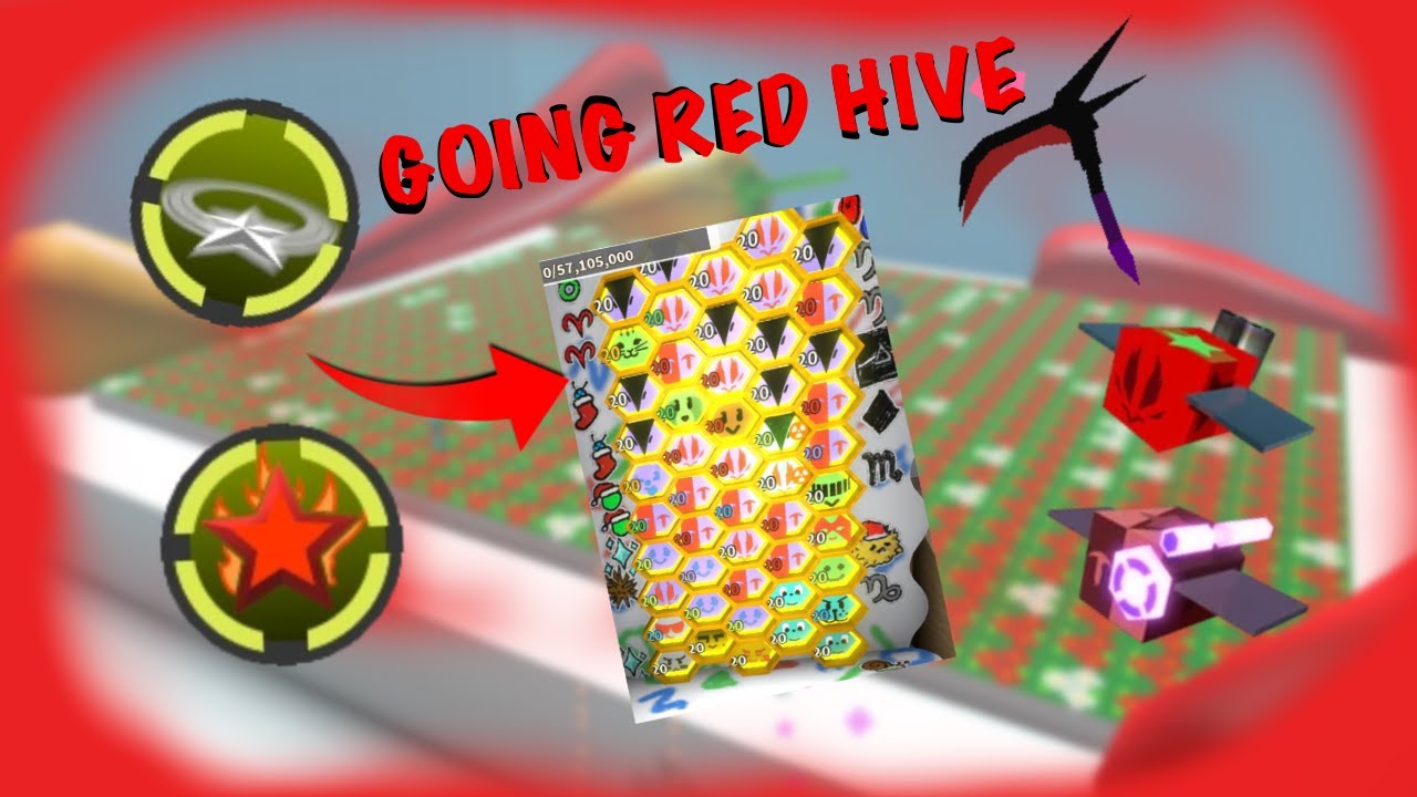 Becoming an Endgame Red Hive! [Roblox Bee Swarm Simulator]