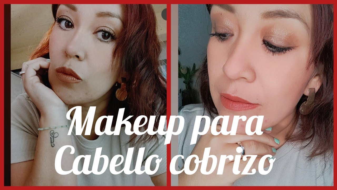 Maquillaje sencillo para mujeres con cabello cobrizo ❤️💋