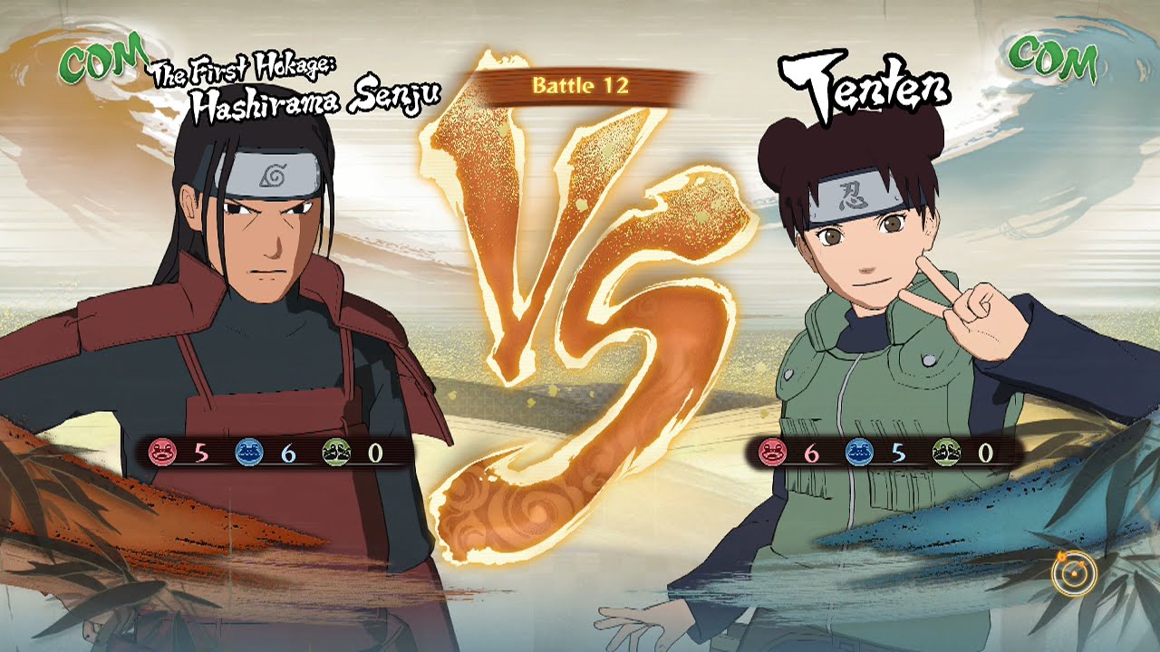 Naruto Shippuden: Ultimate Ninja Storm 4, Hashirama Senju VS Tenten!