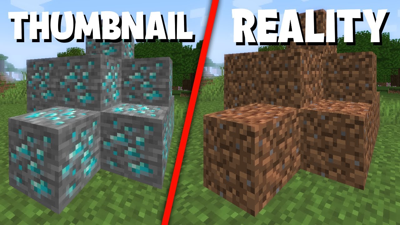 Clickbait Videos Portrayed by Minecraft #shorts
