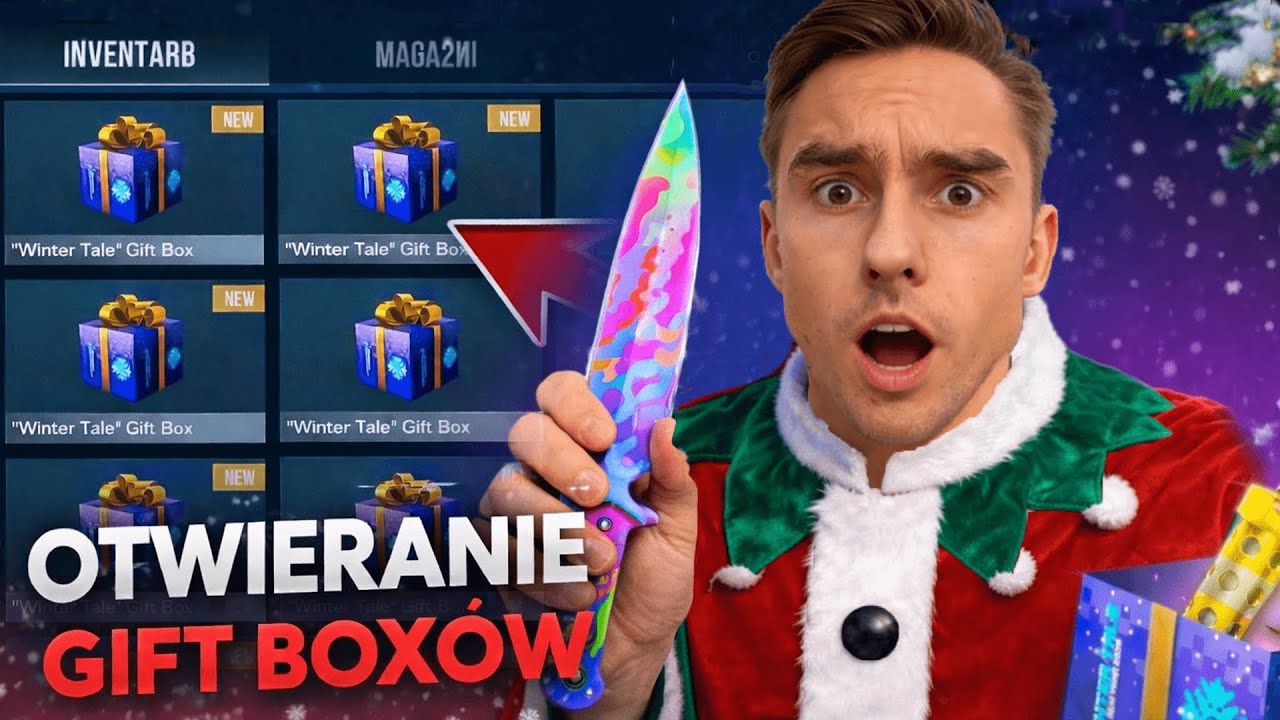 😱OPENING NOWEGO GIFT BOX U WIDZA! DROP MARZEŃ W WINTER TALE?!