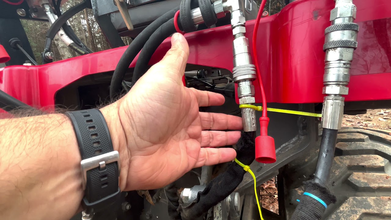 Massey Ferguson GC1710 rear remote third function kit from Summit Hydraulics
