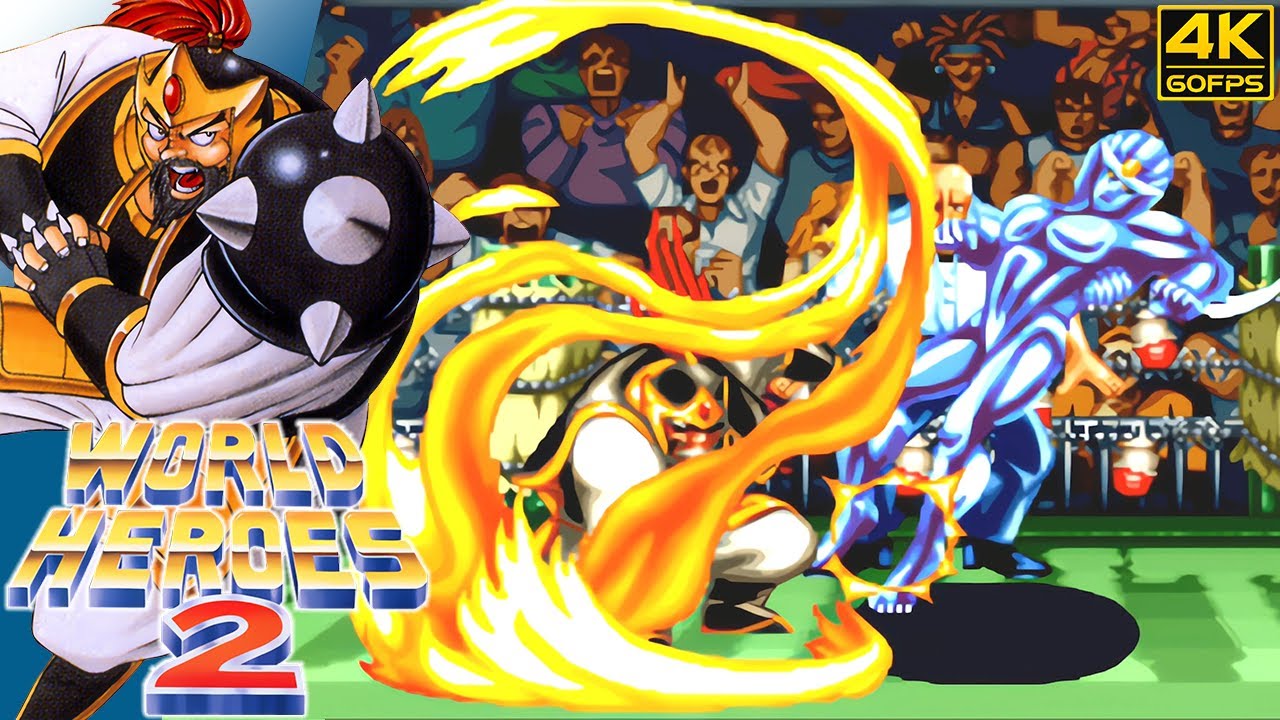 World Heroes 2 - J. Carn (Arcade / 1993) 4K 60FPS