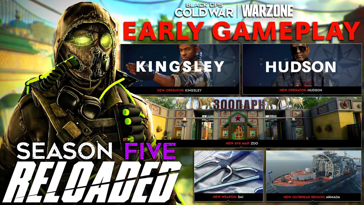 EARLY Season 5 Reloaded Numbers Event Gameplay Preview | Dark Aether Warzone Camo & DLC 4 Map Teaser