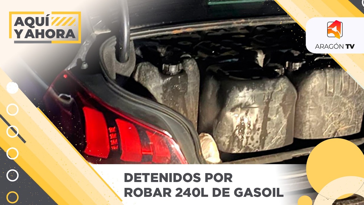 Detenidos por robar 240 litros de gasoil